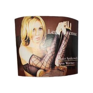 Legs Avenue Spider Web Arm Warmers Costume Assesories Nylon Stocking Arm Covers
